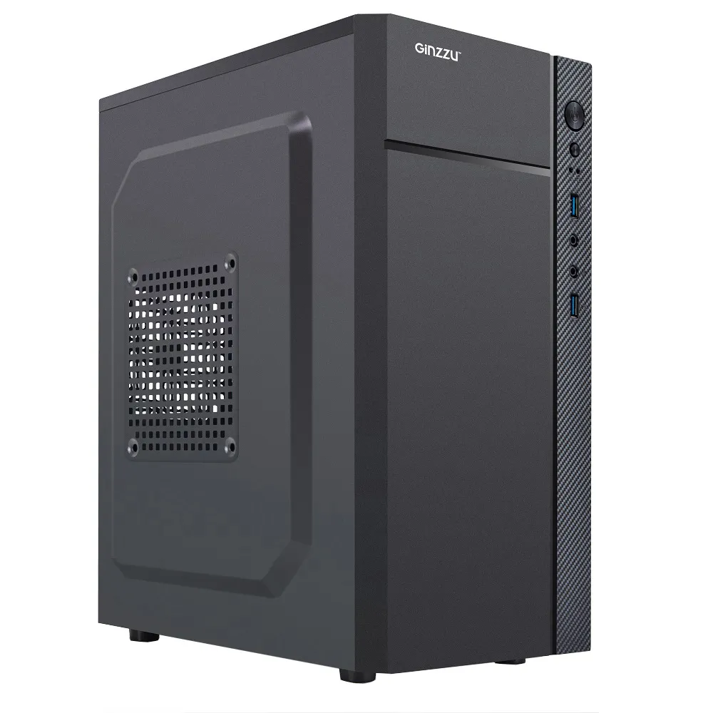 

Корпус компьютерный Ginzzu B250 Black, B250
