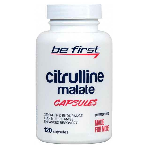 Citrulline Malate Capsules 650 мг Be First, 120 капсул