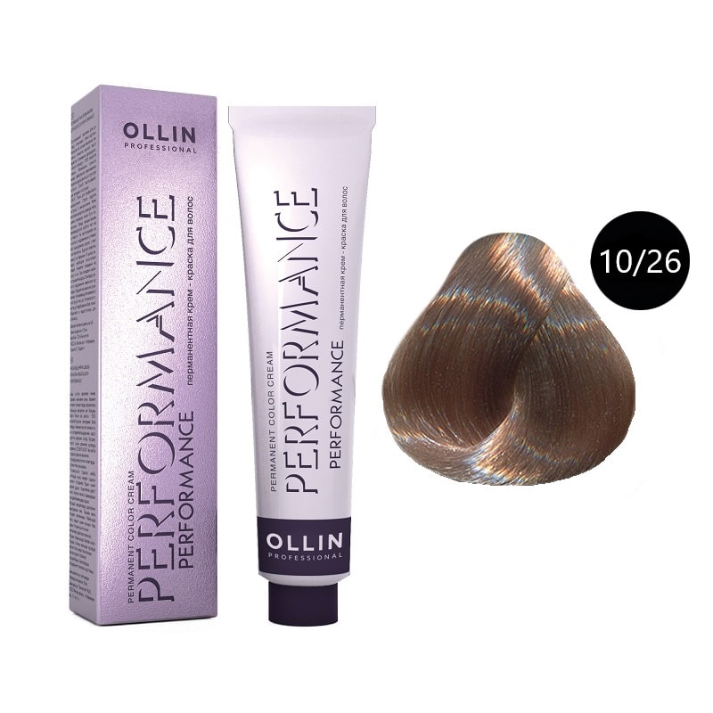 

Краска для волос Ollin Professional Ollin Performance 10/26 Светлый Блондин Розовый 60 мл, Блонд