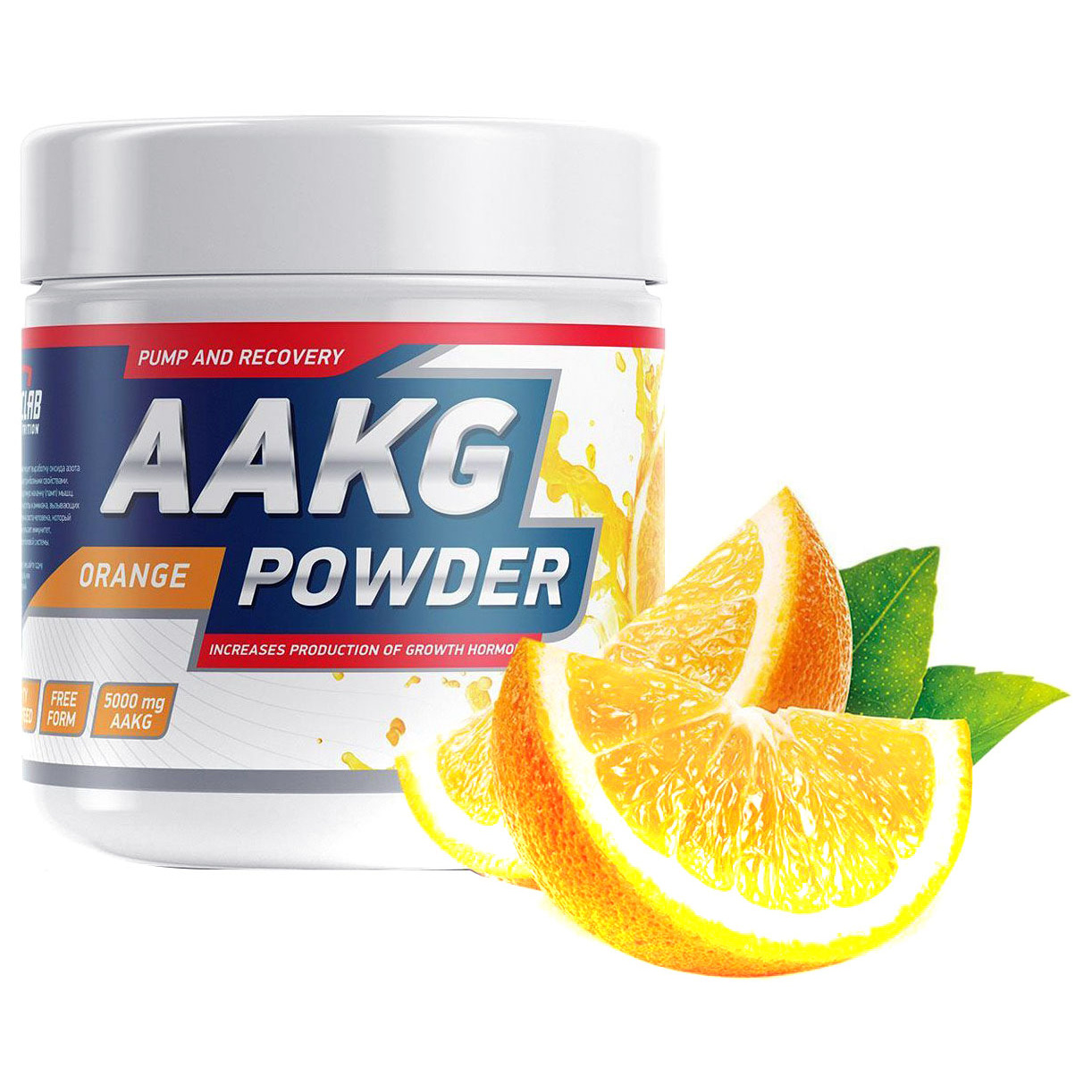 AAKG Powder GeneticLab Nutrition, 150 г, orange