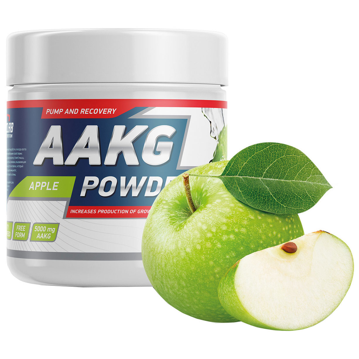фото Aakg powder geneticlab nutrition, 150 г, apple
