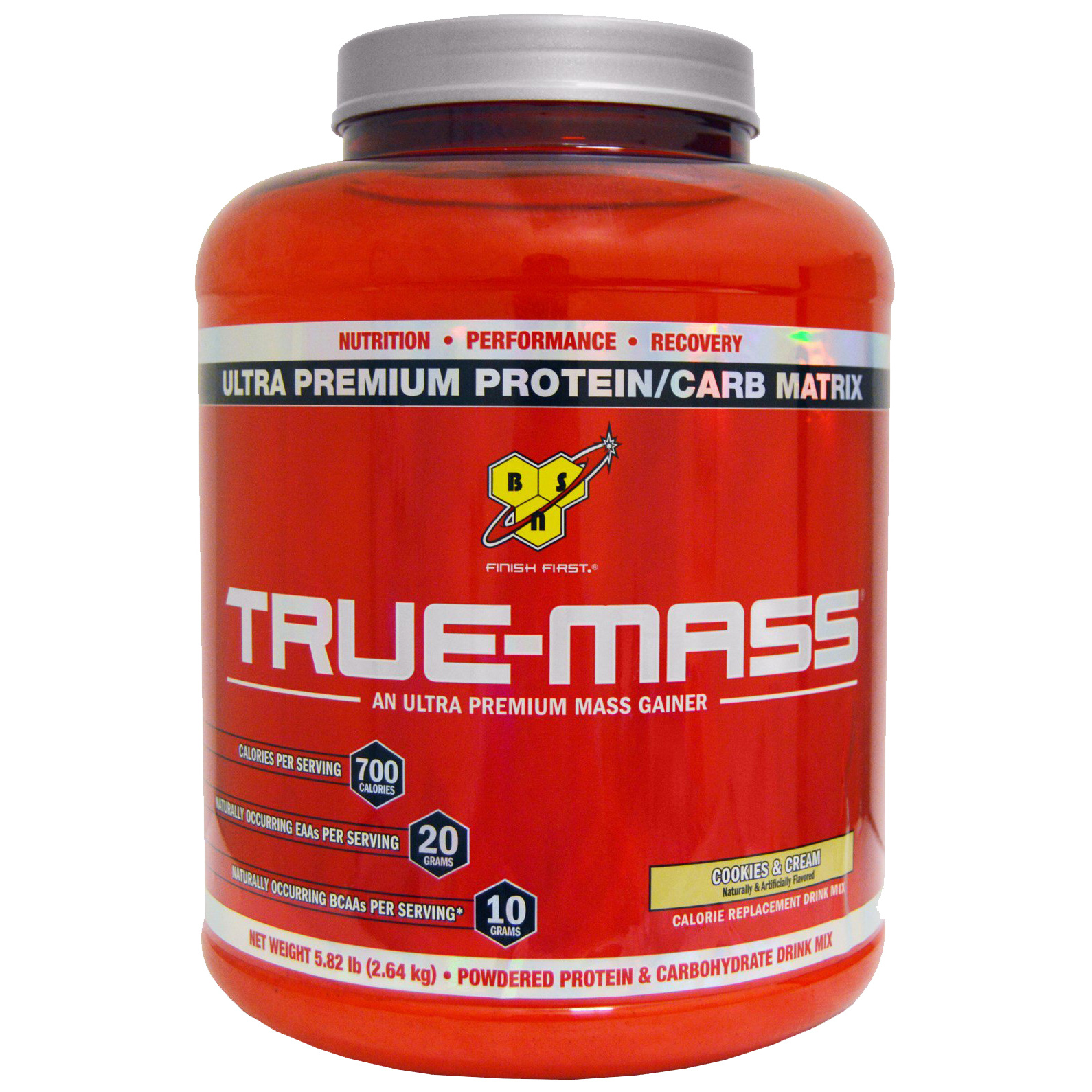 

Гейнер BSN True-Mass, 2610 г, cookies & cream, True-Mass