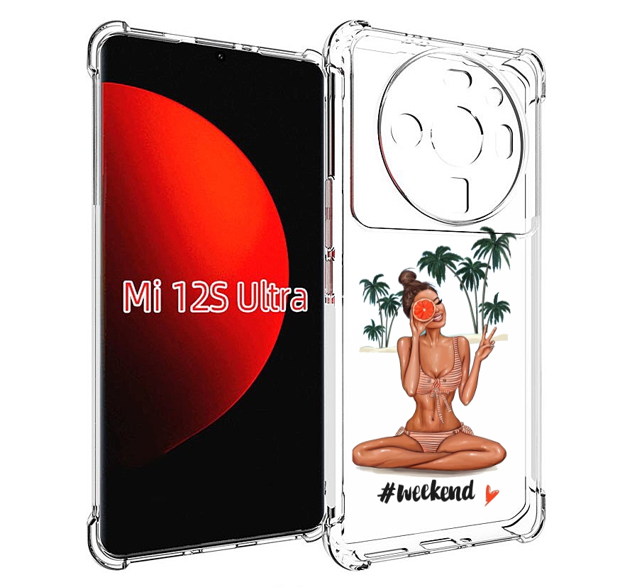 

Чехол MyPads Weekend для Xiaomi 12S Ultra, Прозрачный, Tocco