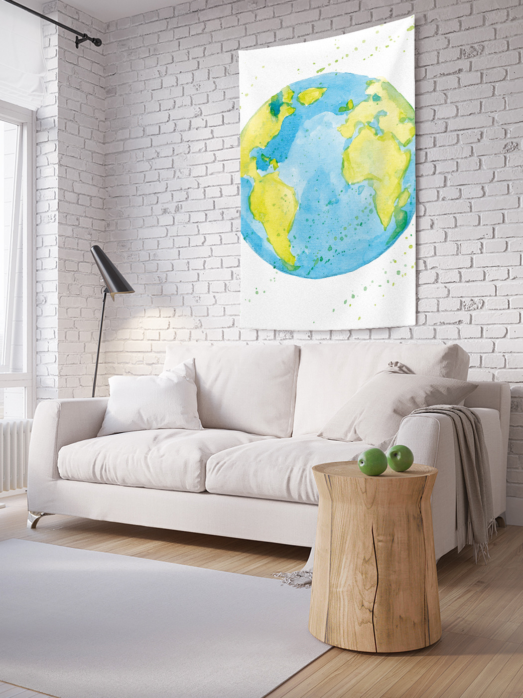 

Вертикальное фотопанно на стену JoyArty Нарисованная планета 150x200 см, Нарисованная планета