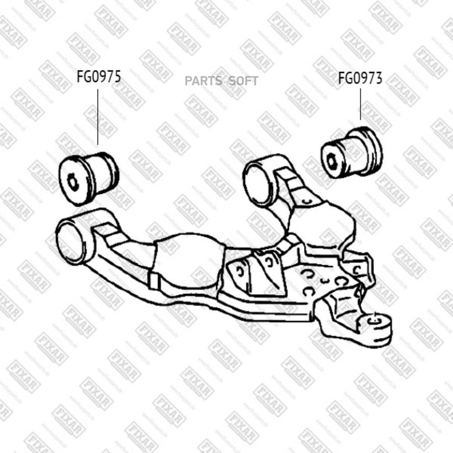 

Сайлентблок Переднего Нижнего Рычага FIXAR FG0975