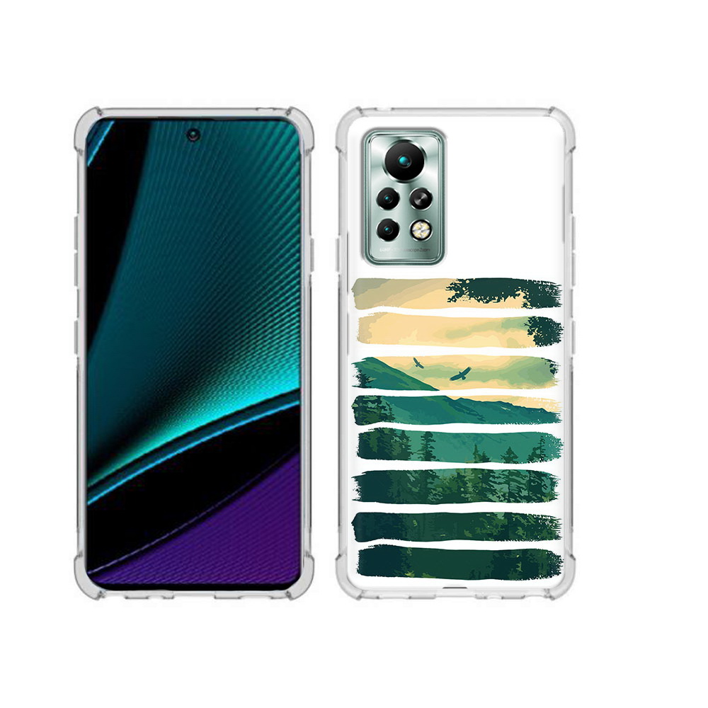 

Чехол MyPads Tocco для Infinix Note 11 Pro Лесная чаща, Прозрачный, Tocco