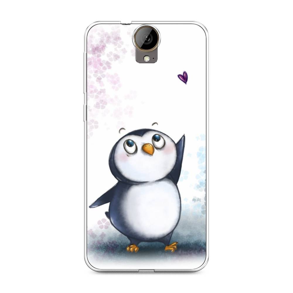 

Чехол Awog на HTC One E9 Plus "Пингвин и сердечко", Белый, 102250-1