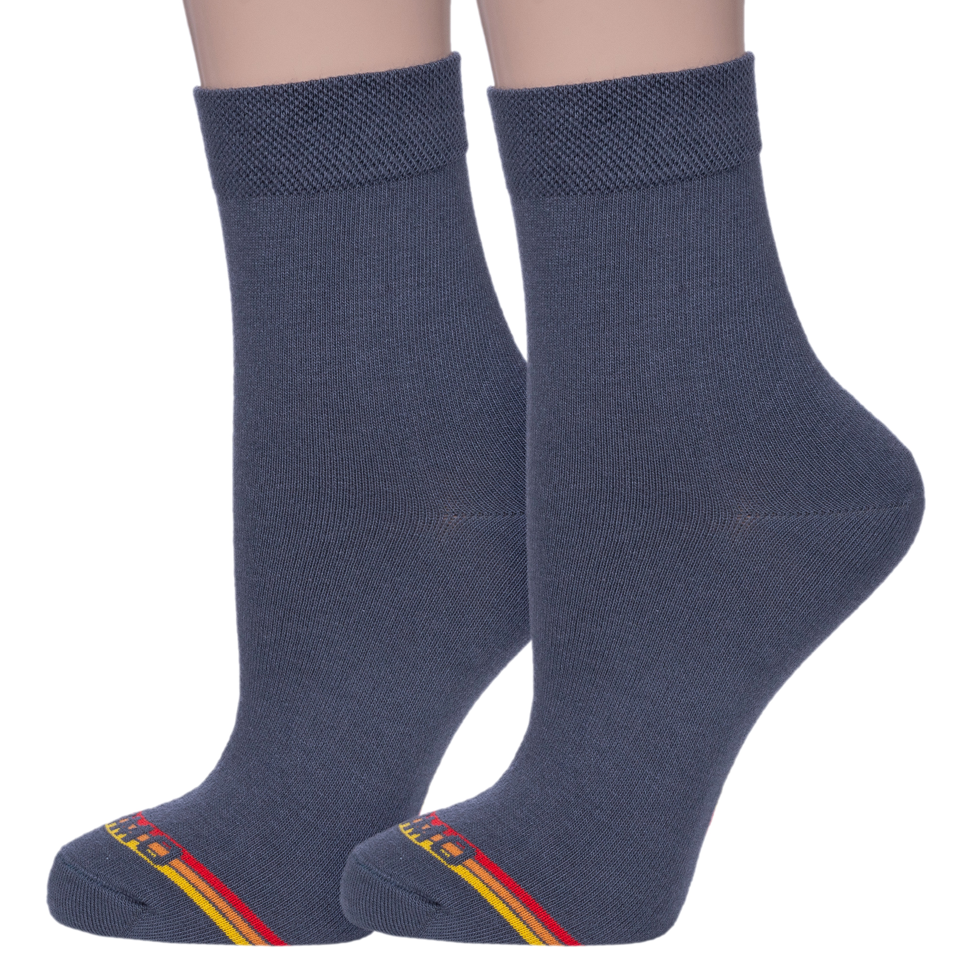 Комплект носков женских NOSMAG 2-22350T серых 23-25