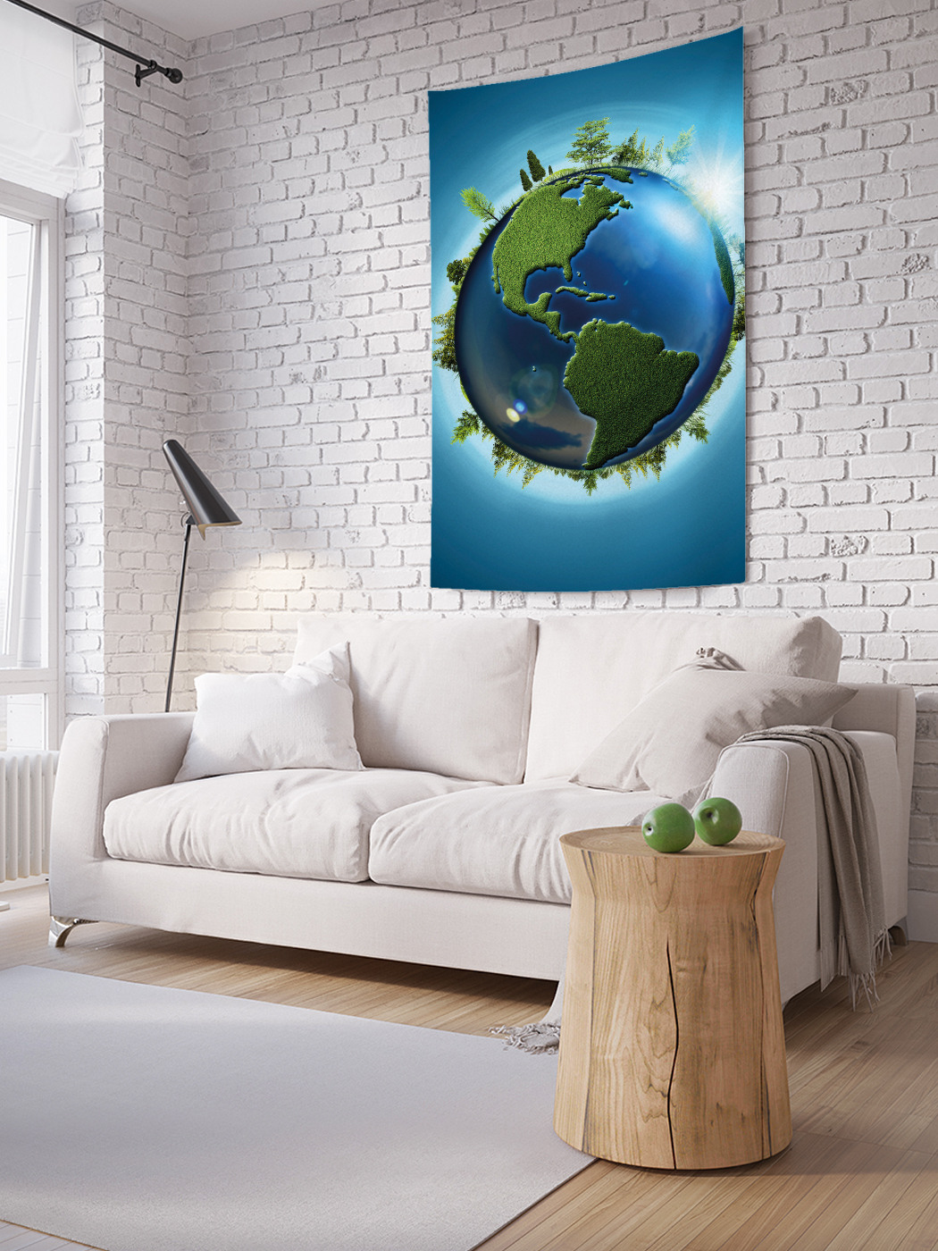 

Вертикальное фотопанно на стену JoyArty Биосфера 150x200 см, Биосфера