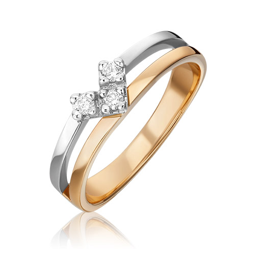 

Кольцо из золота с бриллиантом р. 17 PLATINA jewelry 01-0553-00-101-1111-30, 01-0553-00-101-1111-30