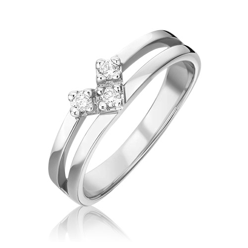 

Кольцо из золота р. 17 PLATINA jewelry 01-0554-00-101-1120-30, бриллиант, 01-0554-00-101-1120-30