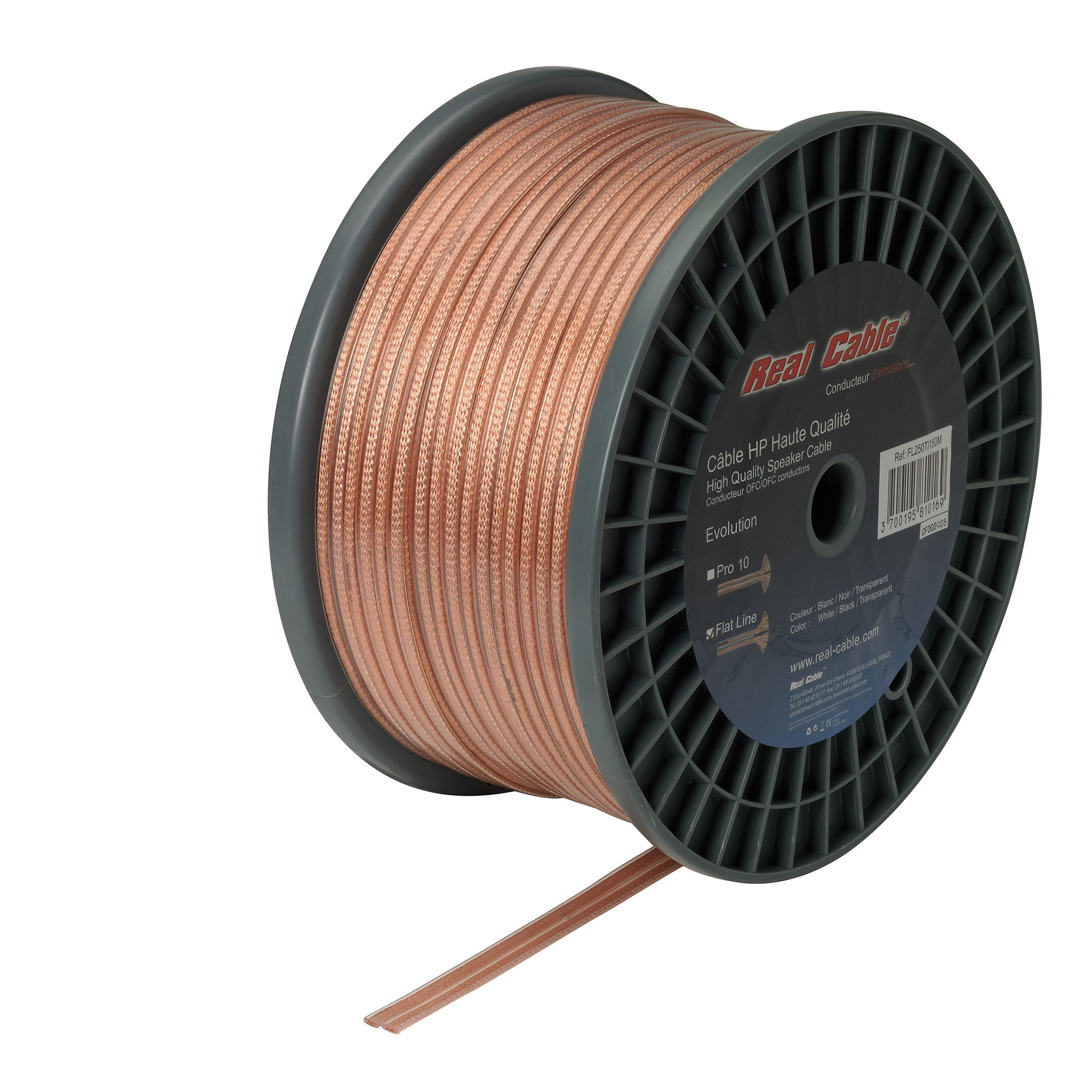 фото Кабель акустический real cable fl250t, 150m, акустический (бухта)