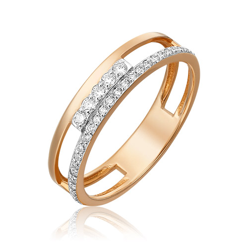 

Кольцо из золота р. 16 PLATINA jewelry 01-0565-00-101-1110-30, бриллиант, 01-0565-00-101-1110-30