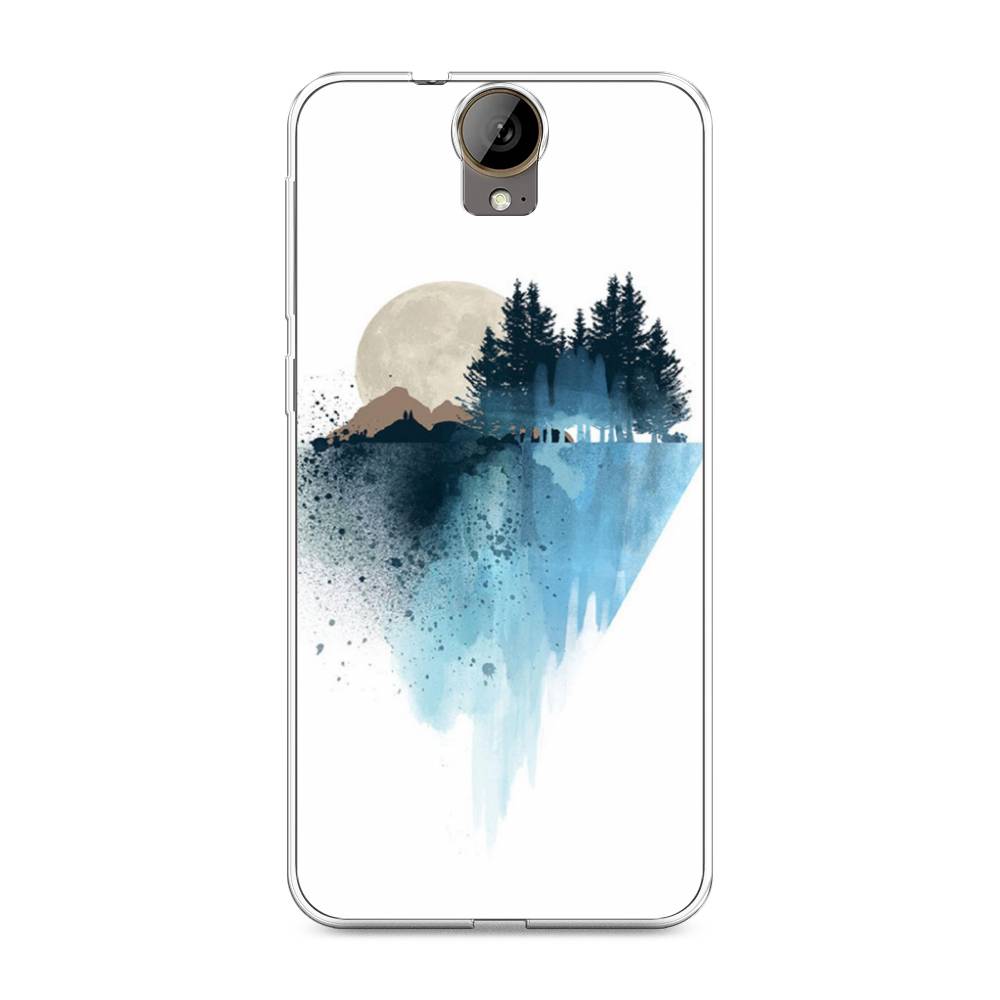 

Чехол Awog на HTC One E9 Plus "Горы 5", Голубой, 102250-4