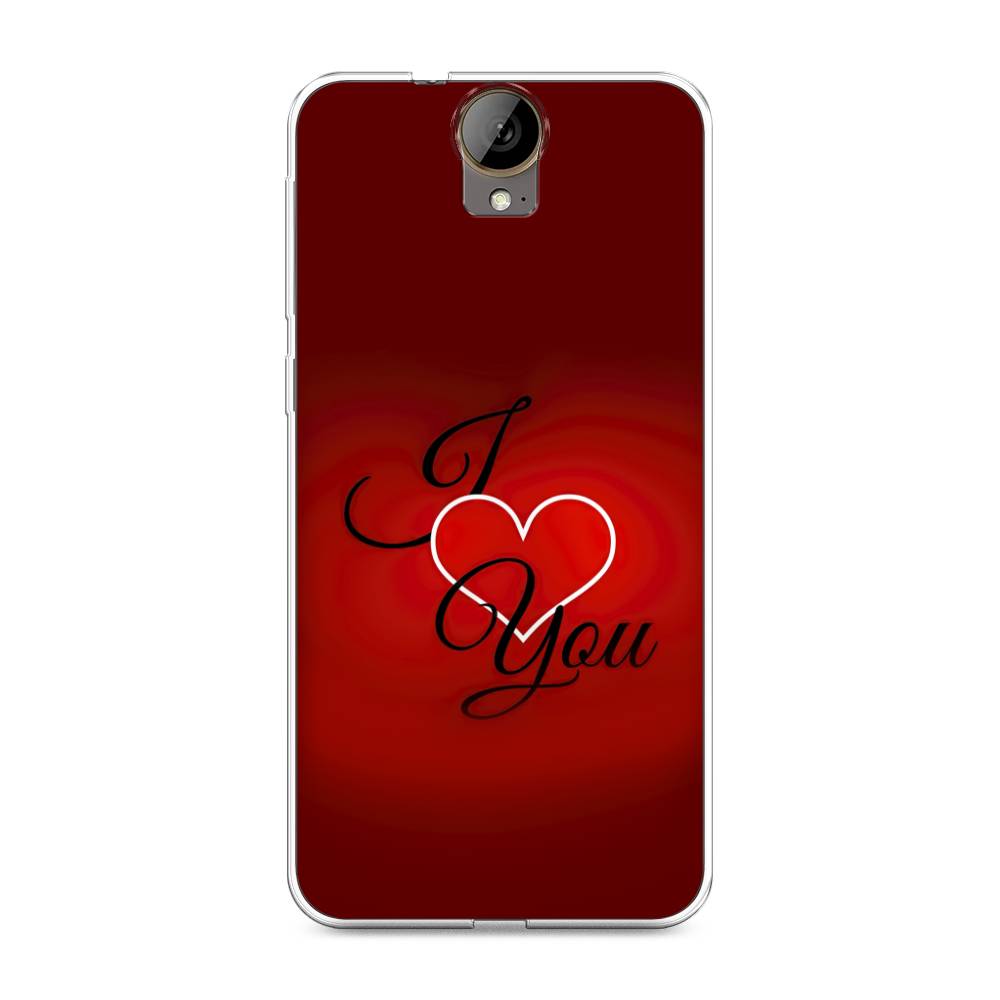 

Чехол Awog на HTC One E9 Plus "I love you 3", Красный;черный, 102250-6
