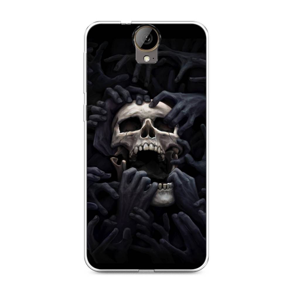 

Чехол Awog на HTC One E9 Plus "Череп 29", Черный;серый, 102250-9