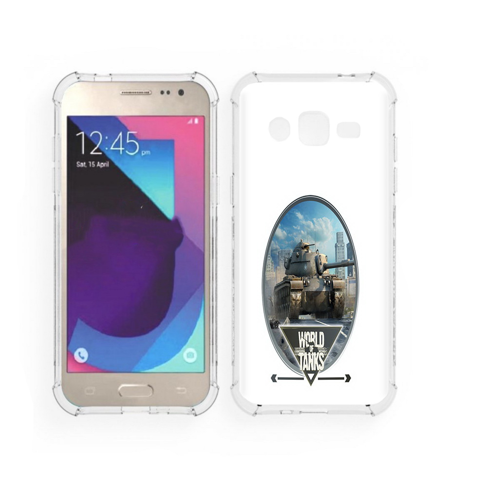 

Чехол MyPads Tocco для Samsung Galaxy J2 игра с танками (PT226924.572.375), Прозрачный, Tocco