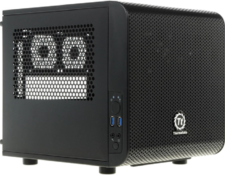 

Корпус компьютерный Thermaltake Core V1 (CA-1B8-00S) Black, Core V1