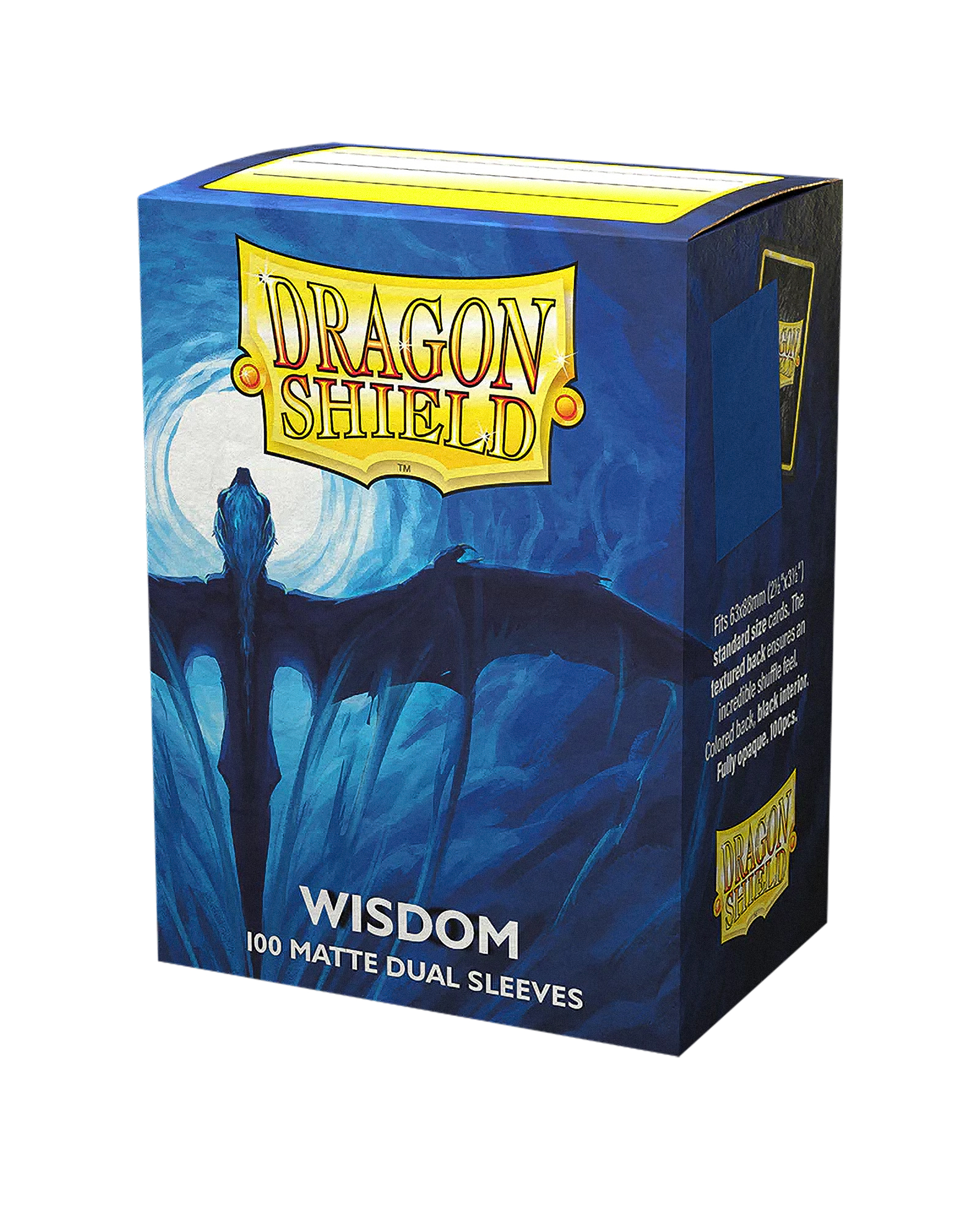 Протекторы Dragon Shield Wisdom 64x89 мм, 100 шт. для карт MTG, Pokemon протекторы dragon shield black outer matte внешние 64x89 мм 100 шт для карт mtg pokemon