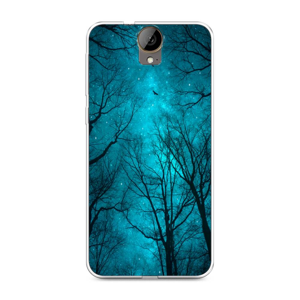 

Чехол Awog на HTC One E9 Plus "Сказочный лес", Черный;голубой, 102250-4