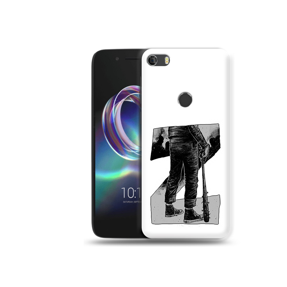 

Чехол MyPads Tocco для Alcatel Idol 5 воин черно белый (PT82010.678.265), Tocco