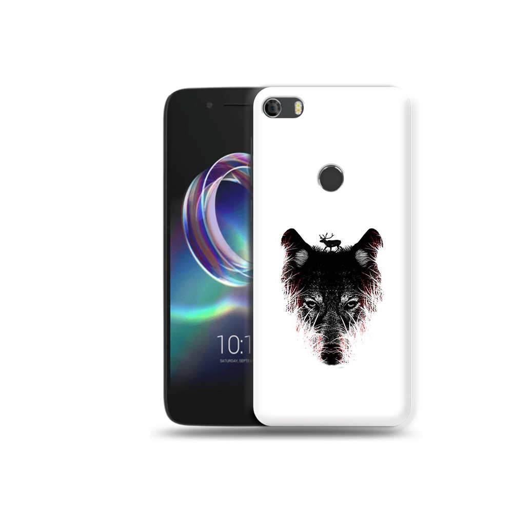 

Чехол MyPads Tocco для Alcatel Idol 5 волк в траве (PT82010.678.267), Прозрачный, Tocco