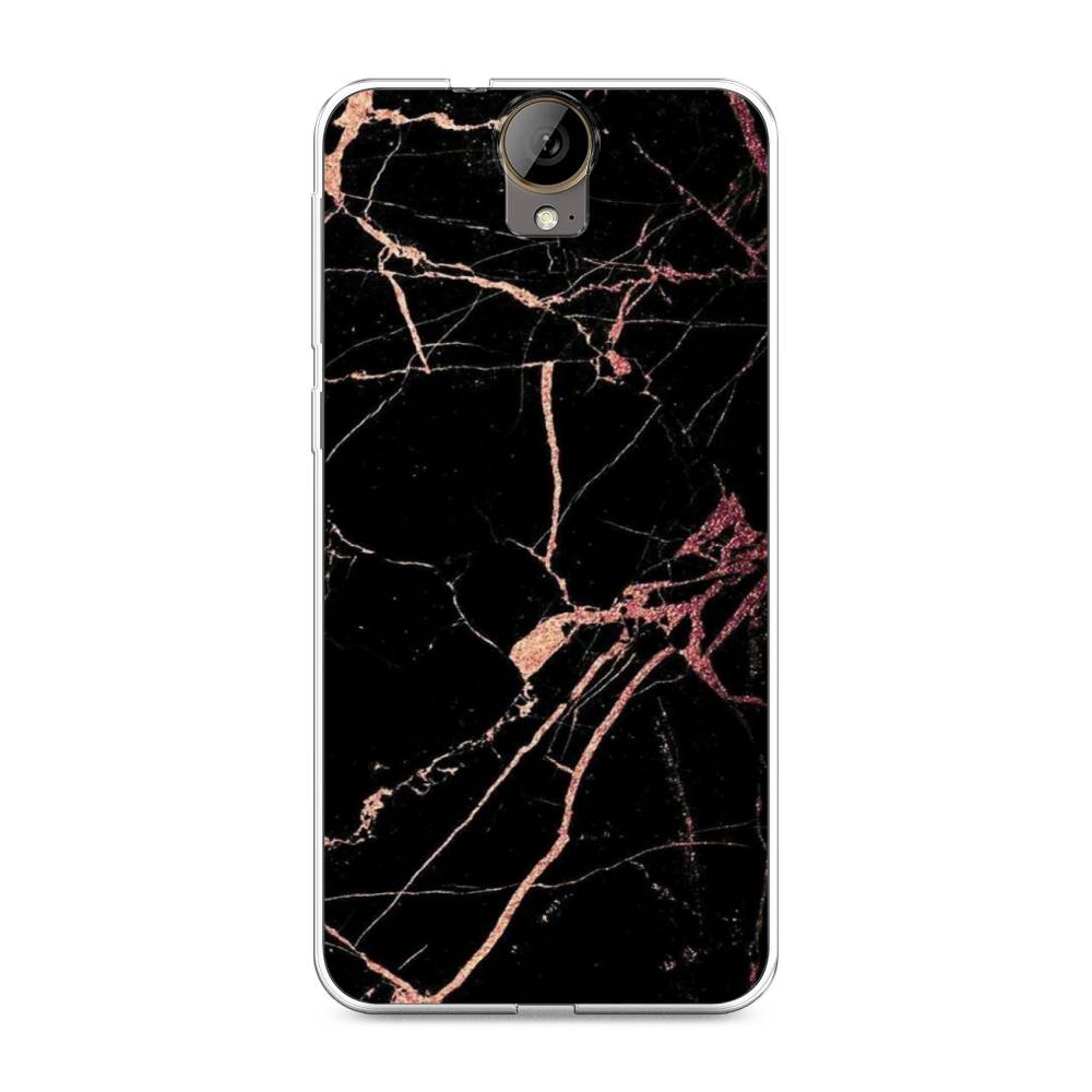 

Чехол Awog на HTC One E9 Plus "Мрамор розовое золото", Черный;розовый, 102250-3