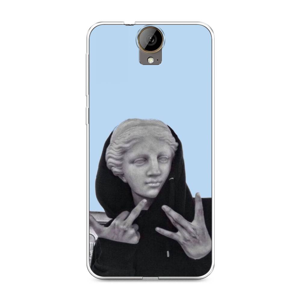 

Чехол Awog на HTC One E9 Plus "SWAG статуя", Голубой, 102250-9