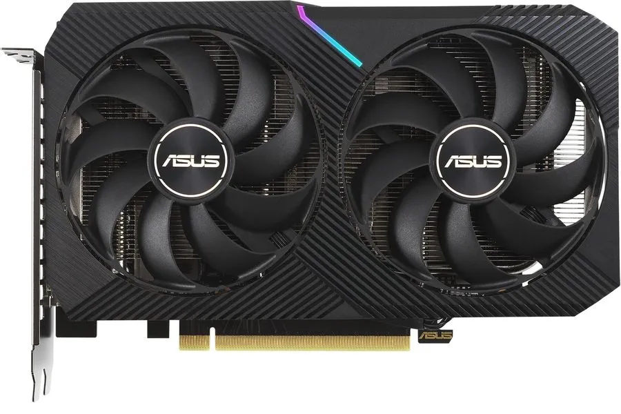 фото Видеокарта asus nvidia geforce rtx 3060 dual (dual-rtx3060-o8g)