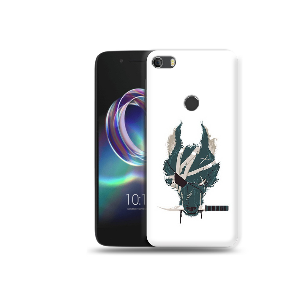 

Чехол MyPads Tocco для Alcatel Idol 5 волк-разбойник (PT82010.678.271), Прозрачный, Tocco