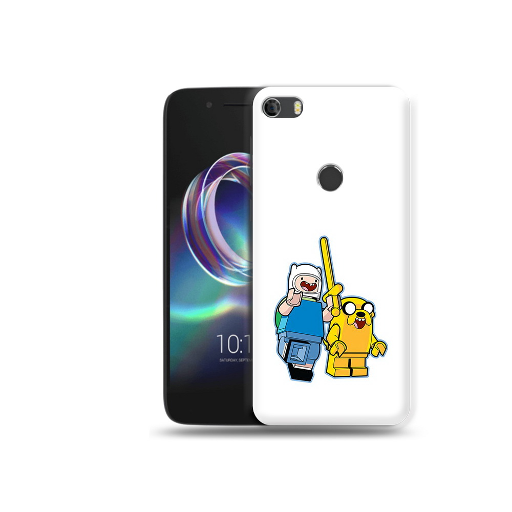 

Чехол MyPads Tocco для Alcatel Idol 5 время приключений лего (PT82010.678.274), Прозрачный, Tocco