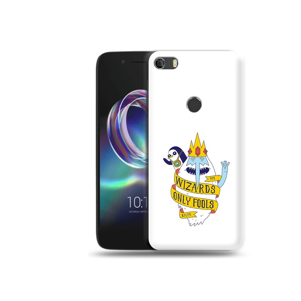 

Чехол MyPads Tocco для Alcatel Idol 5 время приключений снежный король (PT82010.678.278), Прозрачный, Tocco