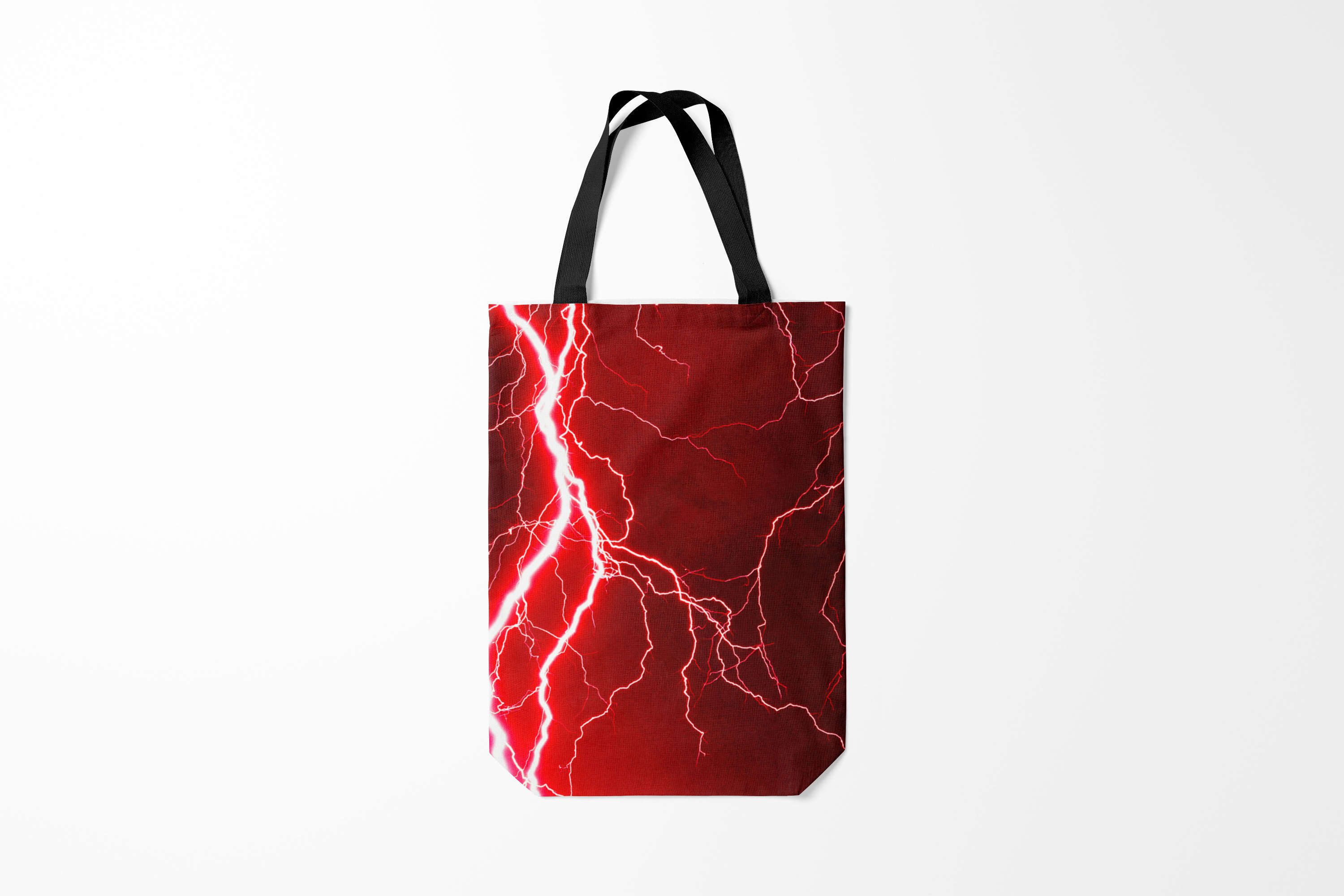 

Сумка шoппер унисекс Burnettie Природа Red Lightning, красный, Природа Red Lightning