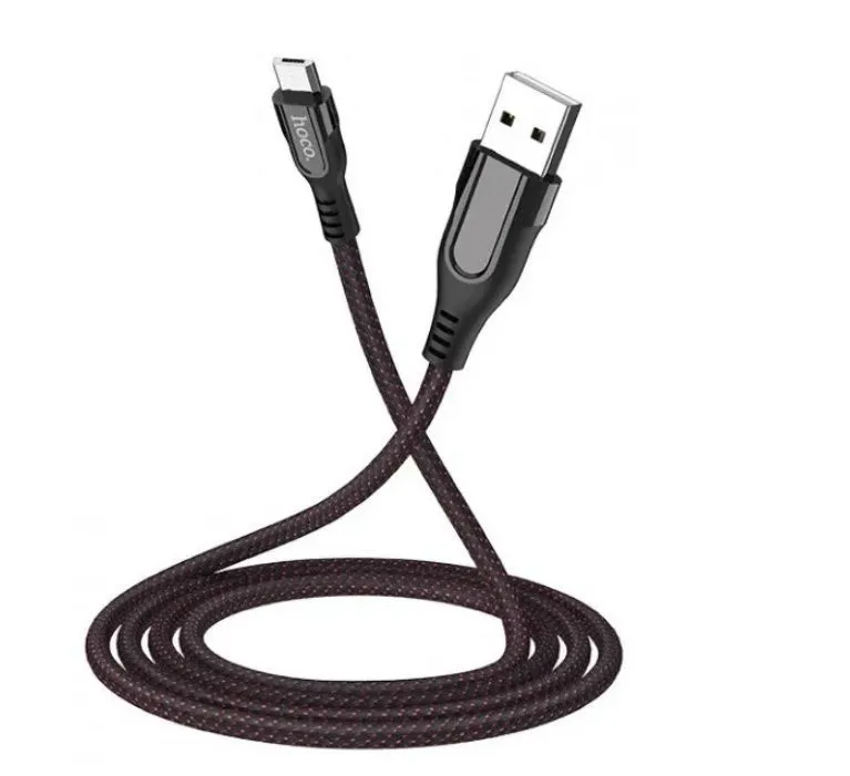 

Кабель micro USB-USB Type-C Hoco U54 1.2м черный, U54