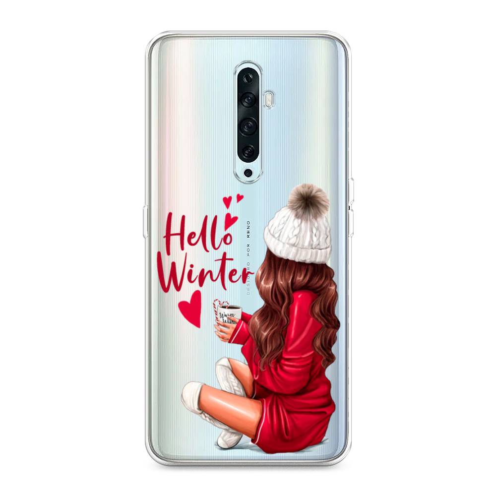 

Чехол на Oppo Reno 2Z "Hello winter", Красный;белый;коричневый, 251850-5