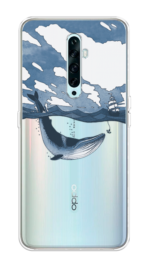 

Чехол на Oppo Reno 2Z "Большой кит", Синий, 251850-1