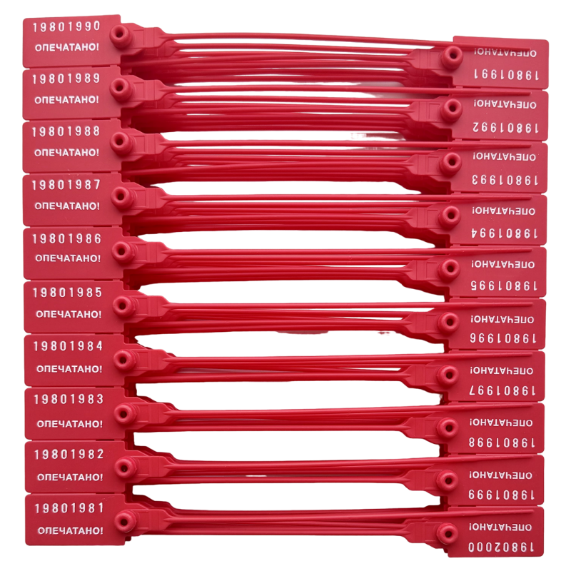 

Пломба пластиковая номерная ТПК Технологии контроля Универсал 150, красный, 100 шт, 24174