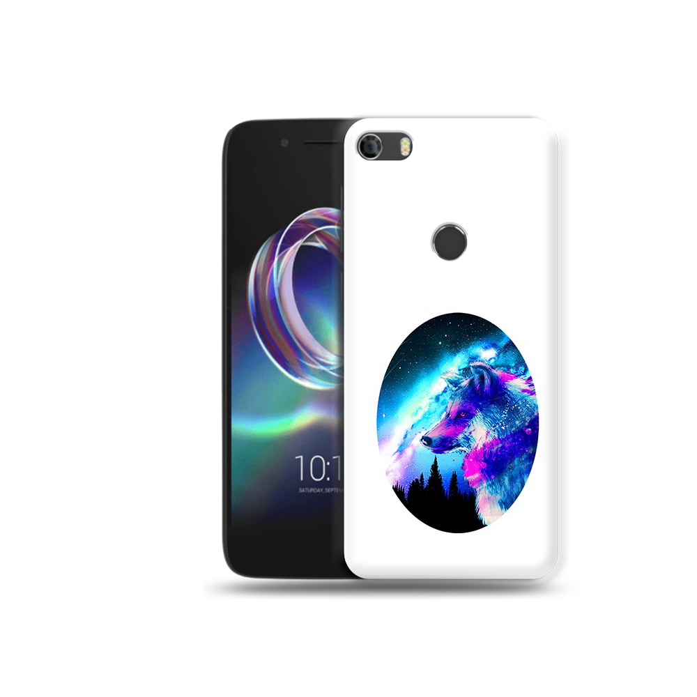 

Чехол MyPads Tocco для Alcatel Idol 5 голубой волк (PT82010.678.293), Прозрачный, Tocco