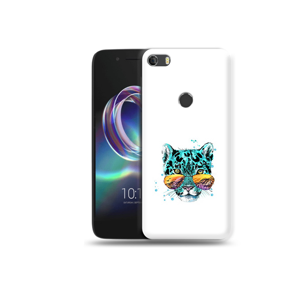 

Чехол MyPads Tocco для Alcatel Idol 5 голубой лео (PT82010.678.294), Прозрачный, Tocco