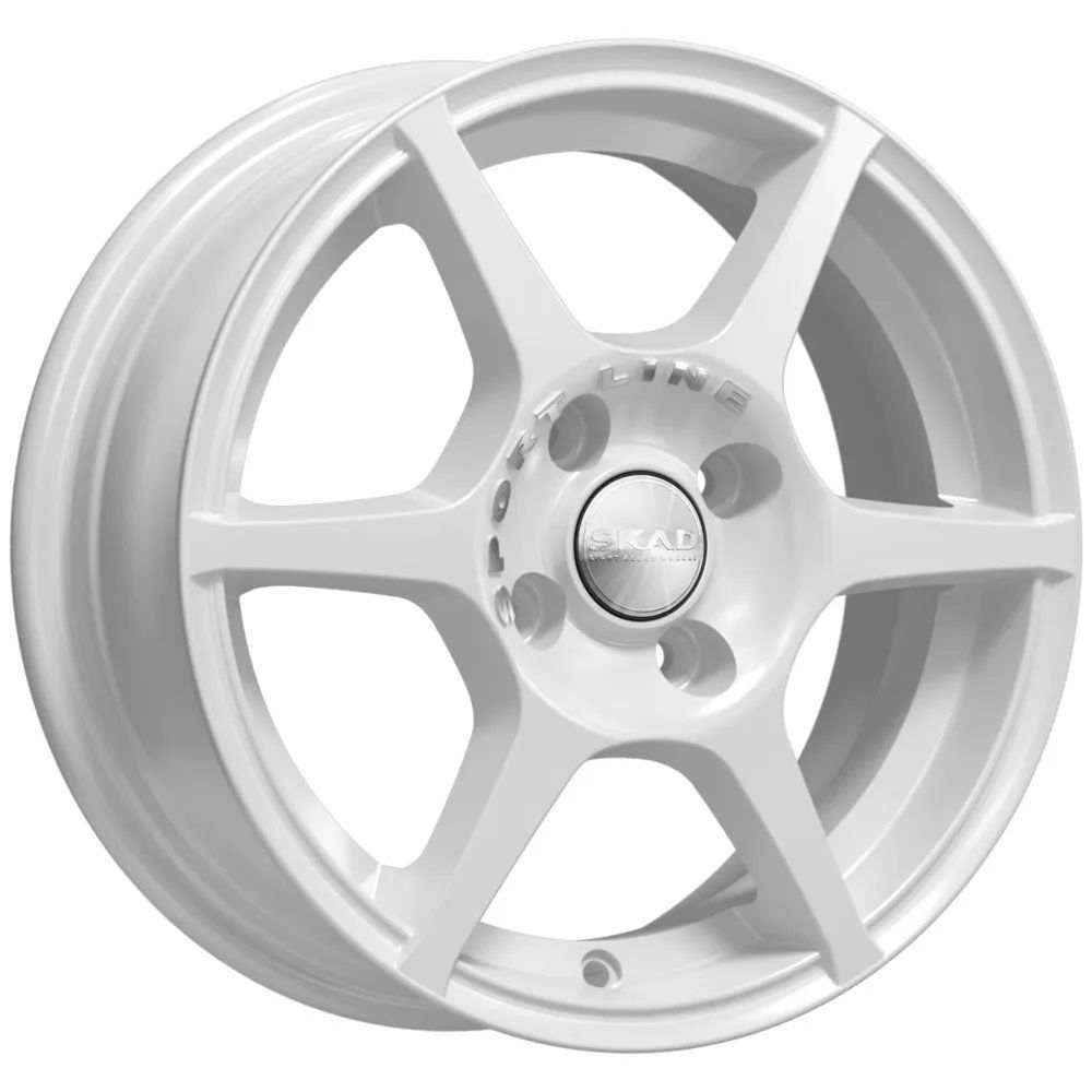 

Колесный диск SKAD Ягуар 5,5/R14 4*100 ET38 d67,1 Алмаз-белый 1280024, Ягуар