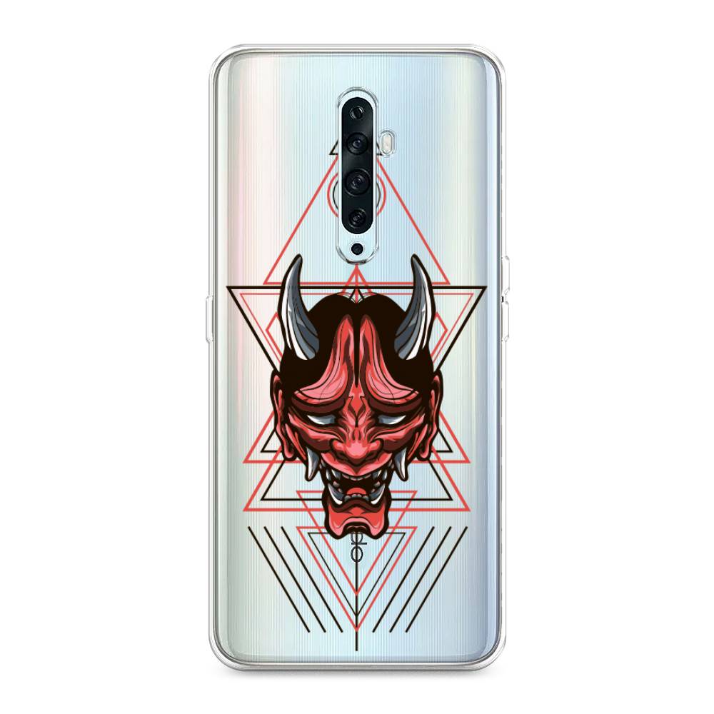 

Чехол на Oppo Reno 2Z "Hanya Oni mask", Серый;красный;черный, 251850-4