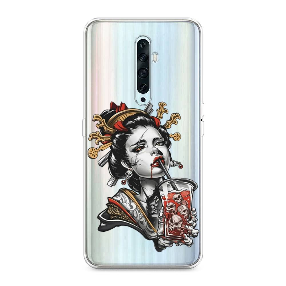 

Чехол на Oppo Reno 2Z "Опасная гейша", Красный;черный;серый, 251850-4