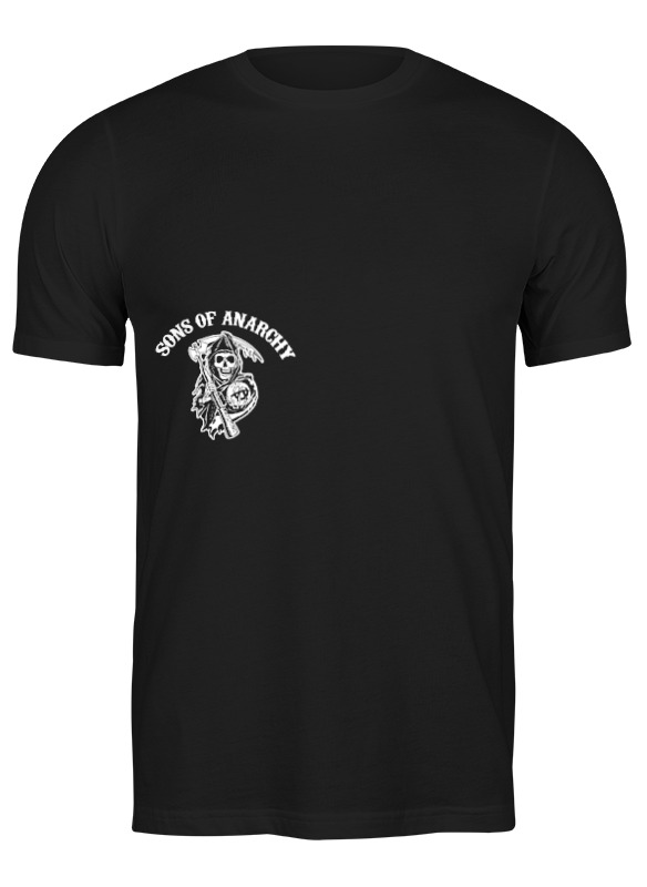 

Футболка мужская Printio Sons of anarchy черная M, Черный, Sons of anarchy