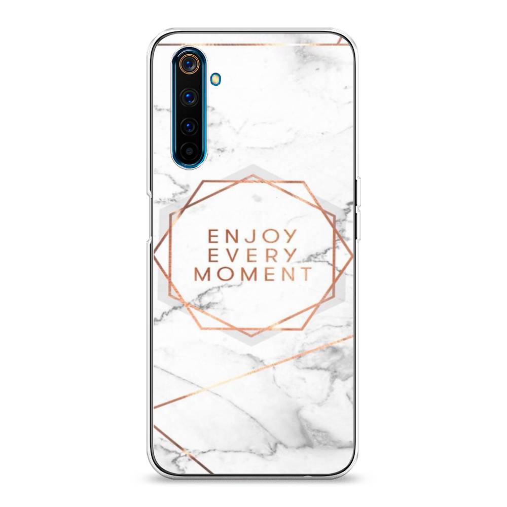 

Чехол Awog на Realme 6 Pro "Enjoy every moment мрамор", Разноцветный, 252850-7