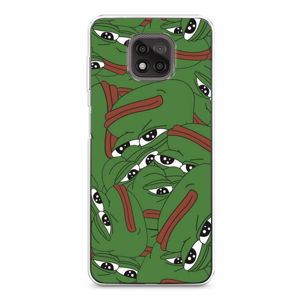 

Чехол Awog на Motorola Moto G Power 2021 "Печальный frog", Разноцветный, 242750-9