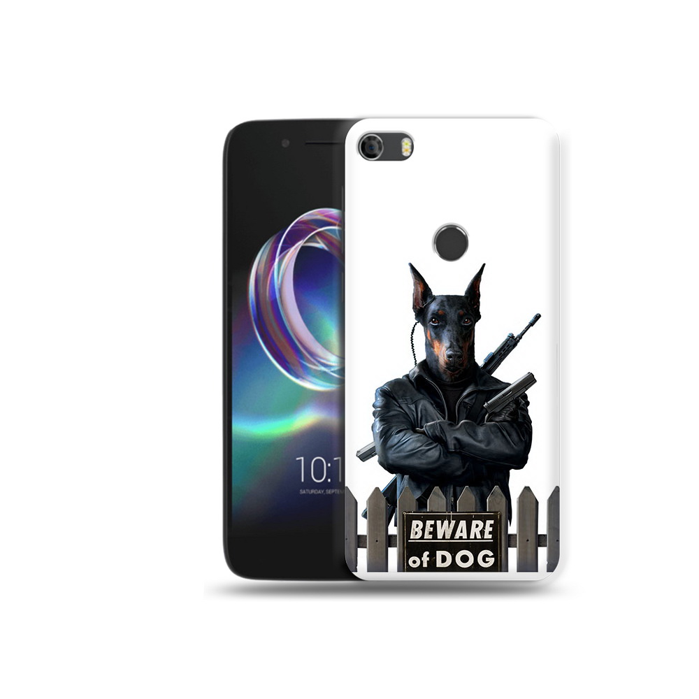 

Чехол MyPads Tocco для Alcatel Idol 5 доберман (PT82010.678.332), Прозрачный, Tocco