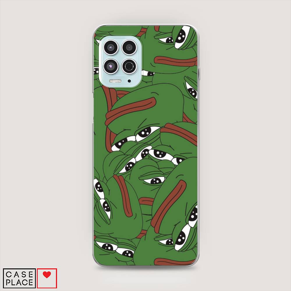 

Чехол Awog на Motorola Moto G100 "Печальный frog", Разноцветный, 241650-9