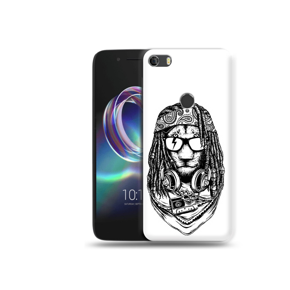 

Чехол MyPads Tocco для Alcatel Idol 5 дреды льва (PT82010.678.338), Прозрачный, Tocco