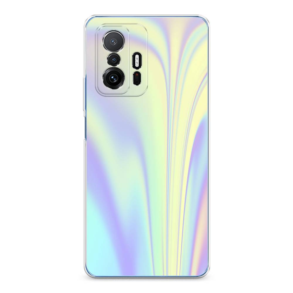 

Силиконовый чехол "Фиолетовая голограмма" на Xiaomi Mi 11T Pro, Фиолетовая голограмма
