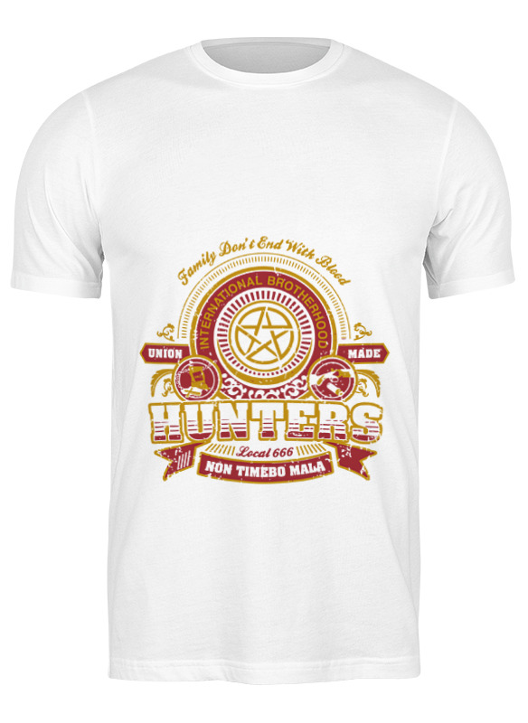 

Футболка мужская Printio Hunters белая M, Белый, Hunters